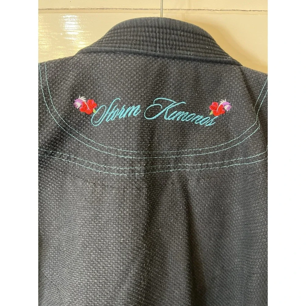 Storm Kimonos Jiu Jitsu Eden Black F4 Gi Complete With Pants